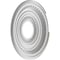 Ekena Millwork Cole PVC Ceiling Medallion (Fits Canopies up to 4 1/4"), Brght Coat Chrome, 13"OD x 3 1/2"ID x 3/4"P CMP13COBCR - alternate 4